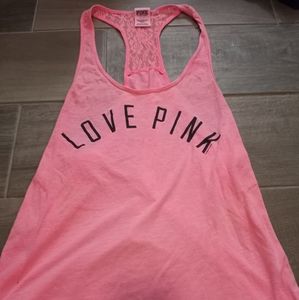 Pink size small tank top